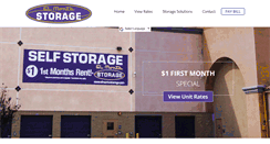 Desktop Screenshot of elmontestorage.com